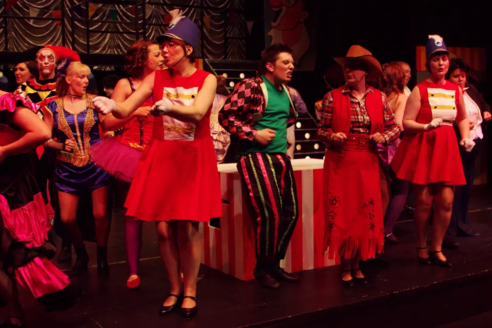 Willenhall Musical Theatre Company's 2011 production of Godspell. Photograph 35 of 72.
