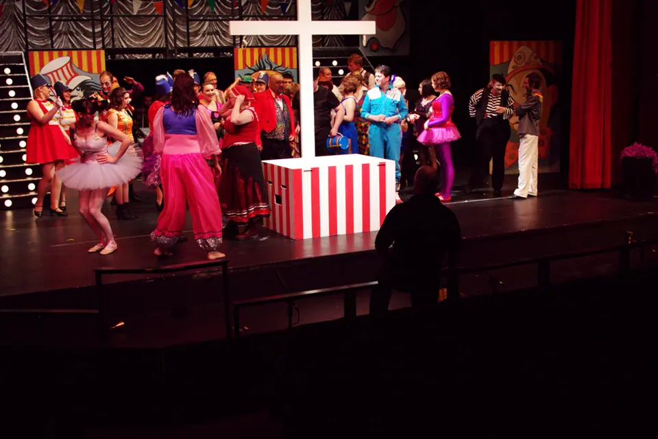 Willenhall Musical Theatre Company's 2011 production of Godspell. Photograph 37 of 72.