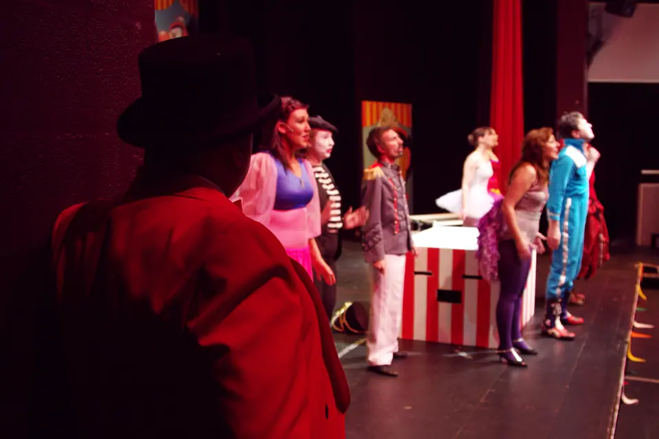 Willenhall Musical Theatre Company's 2011 production of Godspell. Photograph 44 of 72.