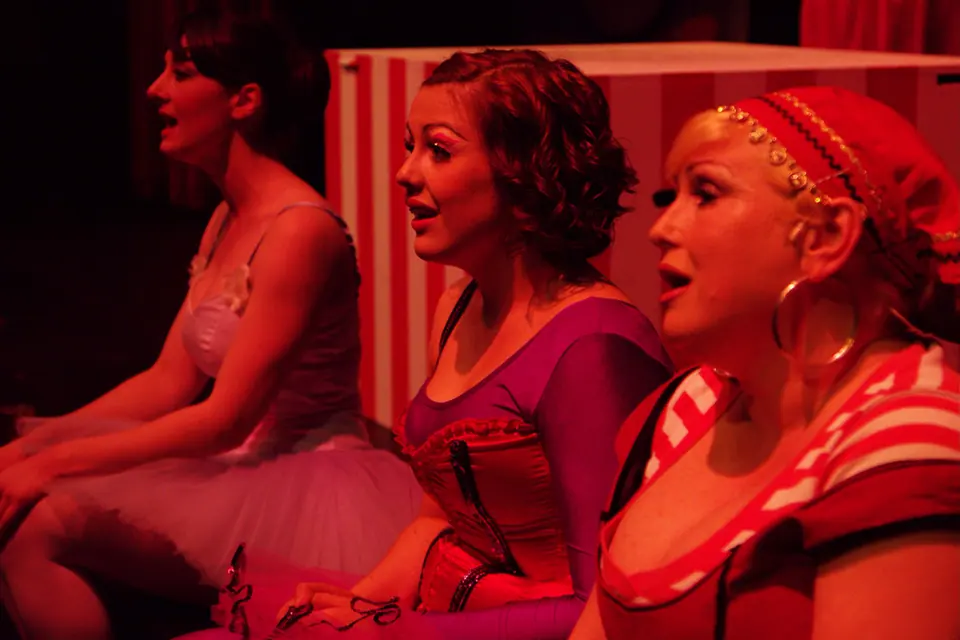 Willenhall Musical Theatre Company's 2011 production of Godspell. Photograph 49 of 72.