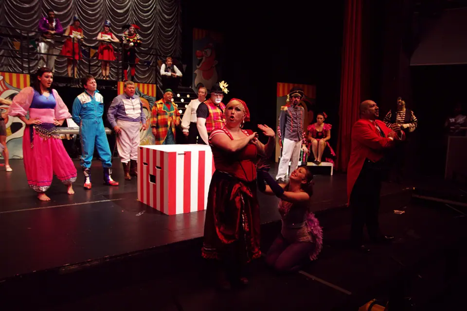 Willenhall Musical Theatre Company's 2011 production of Godspell. Photograph 52 of 72.
