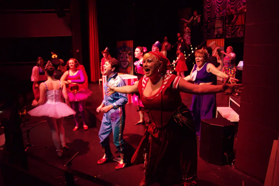 Willenhall Musical Theatre Company's 2011 production of Godspell. Photograph 56 of 72.