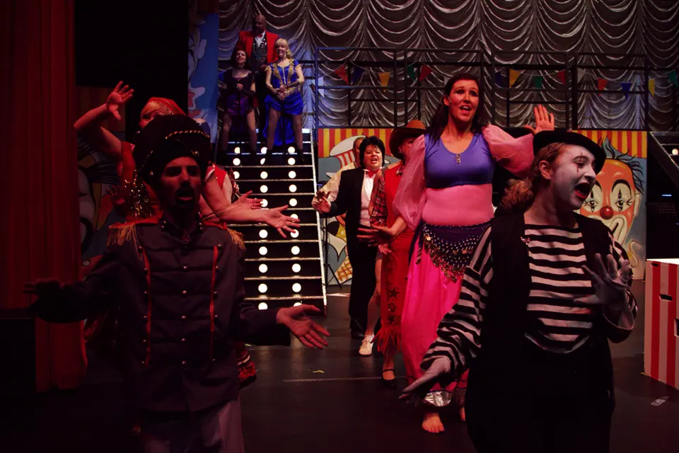 Willenhall Musical Theatre Company's 2011 production of Godspell. Photograph 60 of 72.