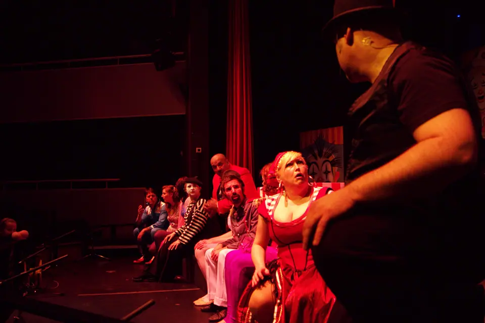 Willenhall Musical Theatre Company's 2011 production of Godspell. Photograph 65 of 72.
