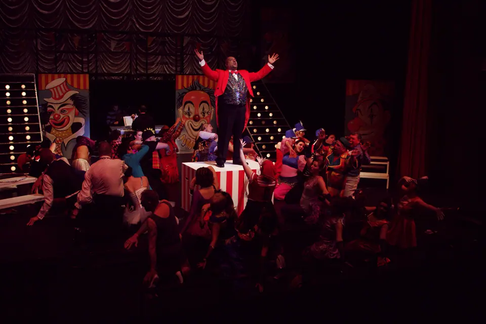 Willenhall Musical Theatre Company's 2011 production of Godspell. Photograph 72 of 72.