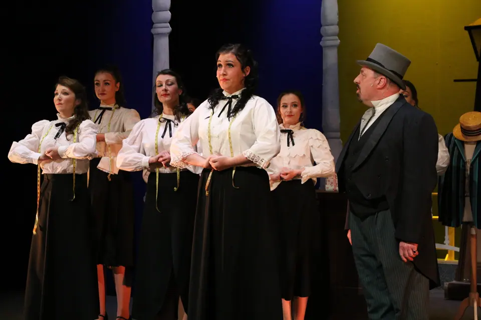 Willenhall Musical Theatre Company's 2018 production of Half a Sixpence at Dormston Mill Theatre, Sedgley.
