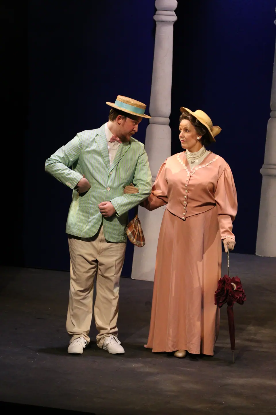 Willenhall Musical Theatre Company's 2018 production of Half a Sixpence at Dormston Mill Theatre, Sedgley. Photograph 100 of 258.