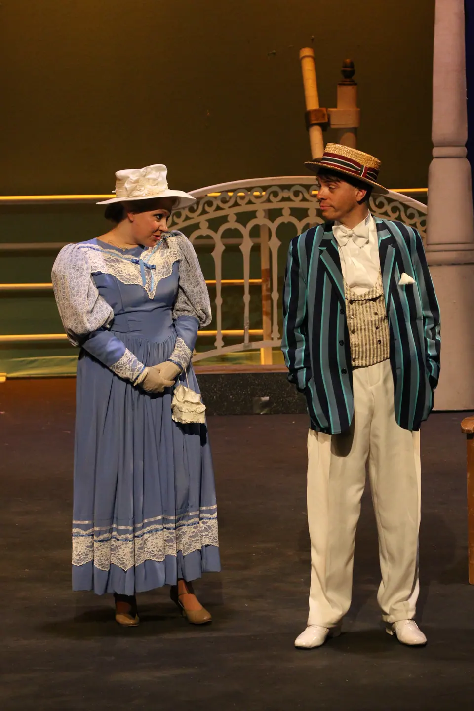 Willenhall Musical Theatre Company's 2018 production of Half a Sixpence at Dormston Mill Theatre, Sedgley. Photograph 101 of 258.