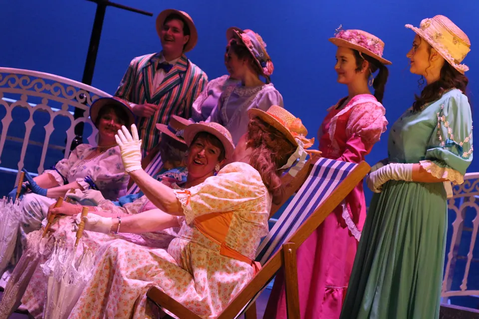 Willenhall Musical Theatre Company's 2018 production of Half a Sixpence at Dormston Mill Theatre, Sedgley. Photograph 106 of 258.