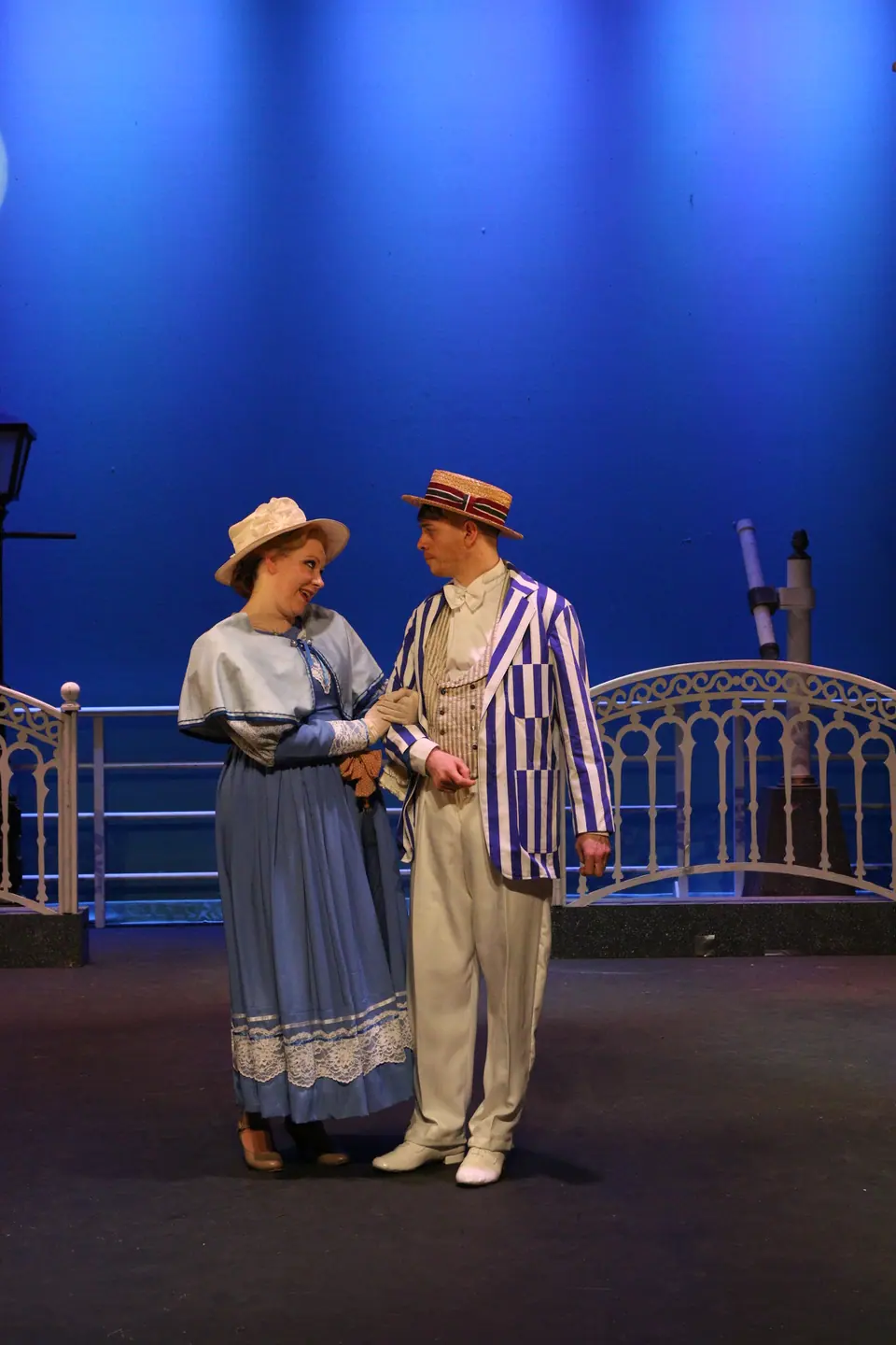Willenhall Musical Theatre Company's 2018 production of Half a Sixpence at Dormston Mill Theatre, Sedgley. Photograph 115 of 258.