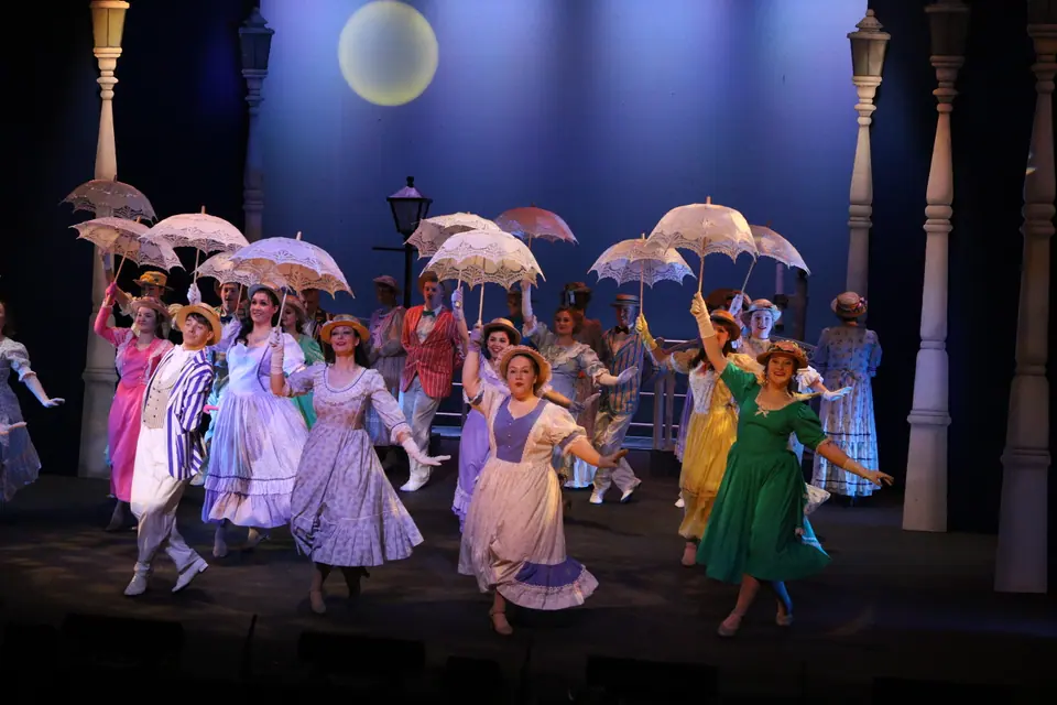 Willenhall Musical Theatre Company's 2018 production of Half a Sixpence at Dormston Mill Theatre, Sedgley. Photograph 120 of 258.