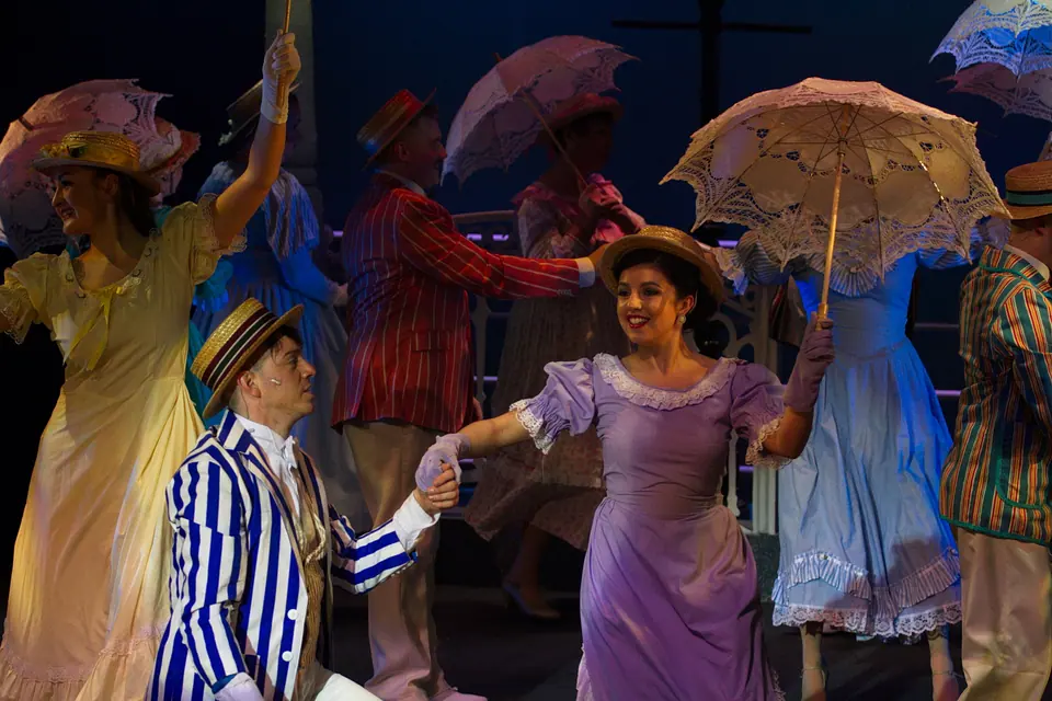 Willenhall Musical Theatre Company's 2018 production of Half a Sixpence at Dormston Mill Theatre, Sedgley. Photograph 121 of 258.