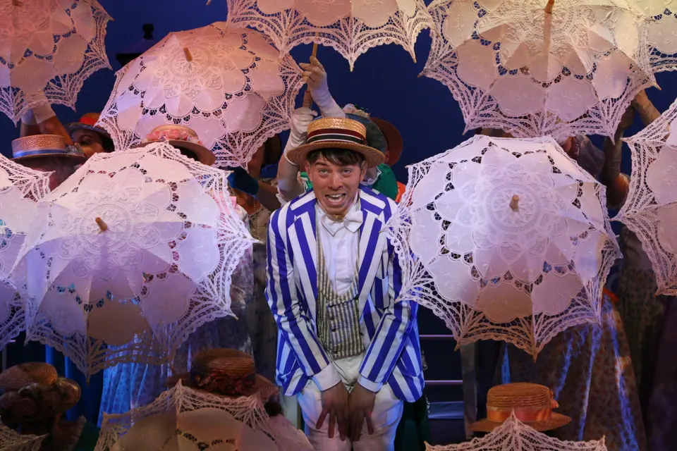 Willenhall Musical Theatre Company's 2018 production of Half a Sixpence at Dormston Mill Theatre, Sedgley. Photograph 125 of 258.