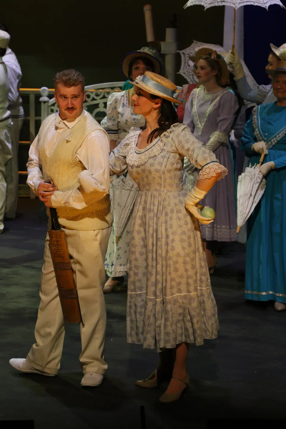 Willenhall Musical Theatre Company's 2018 production of Half a Sixpence at Dormston Mill Theatre, Sedgley. Photograph 131 of 258.