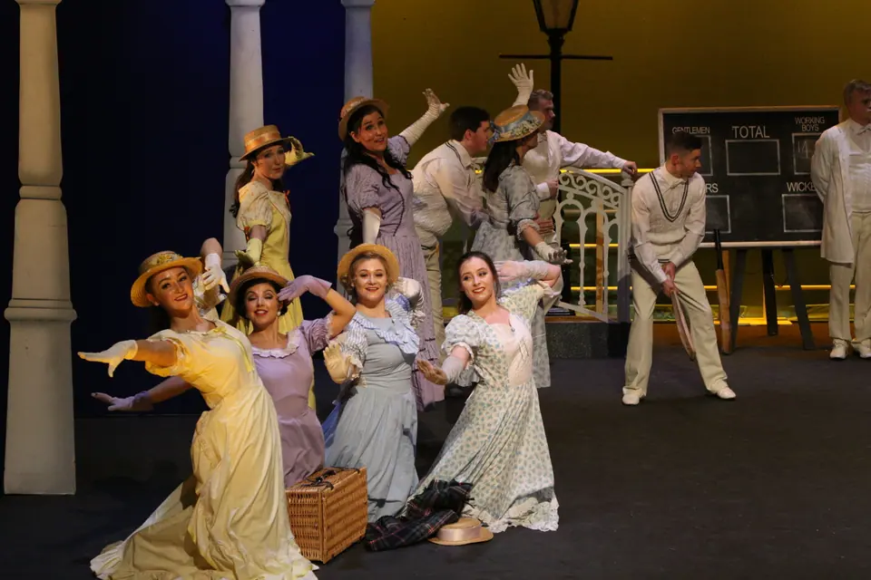 Willenhall Musical Theatre Company's 2018 production of Half a Sixpence at Dormston Mill Theatre, Sedgley. Photograph 133 of 258.