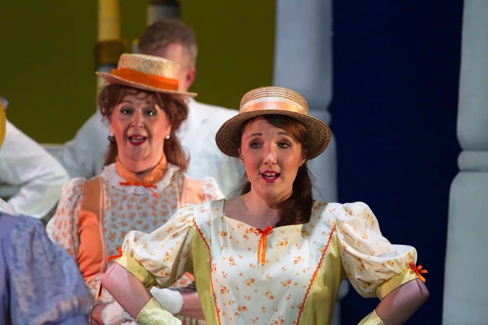 Willenhall Musical Theatre Company's 2018 production of Half a Sixpence at Dormston Mill Theatre, Sedgley. Photograph 138 of 258.