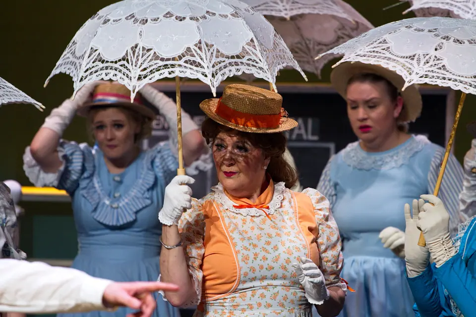 Willenhall Musical Theatre Company's 2018 production of Half a Sixpence at Dormston Mill Theatre, Sedgley. Photograph 141 of 258.