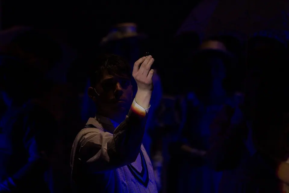 Willenhall Musical Theatre Company's 2018 production of Half a Sixpence at Dormston Mill Theatre, Sedgley. Photograph 147 of 258.