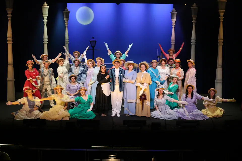 Willenhall Musical Theatre Company's 2018 production of Half a Sixpence at Dormston Mill Theatre, Sedgley. Photograph 148 of 258.