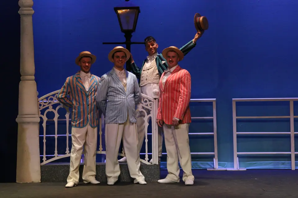Willenhall Musical Theatre Company's 2018 production of Half a Sixpence at Dormston Mill Theatre, Sedgley. Photograph 151 of 258.