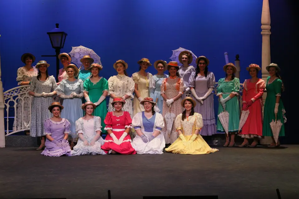 Willenhall Musical Theatre Company's 2018 production of Half a Sixpence at Dormston Mill Theatre, Sedgley. Photograph 152 of 258.