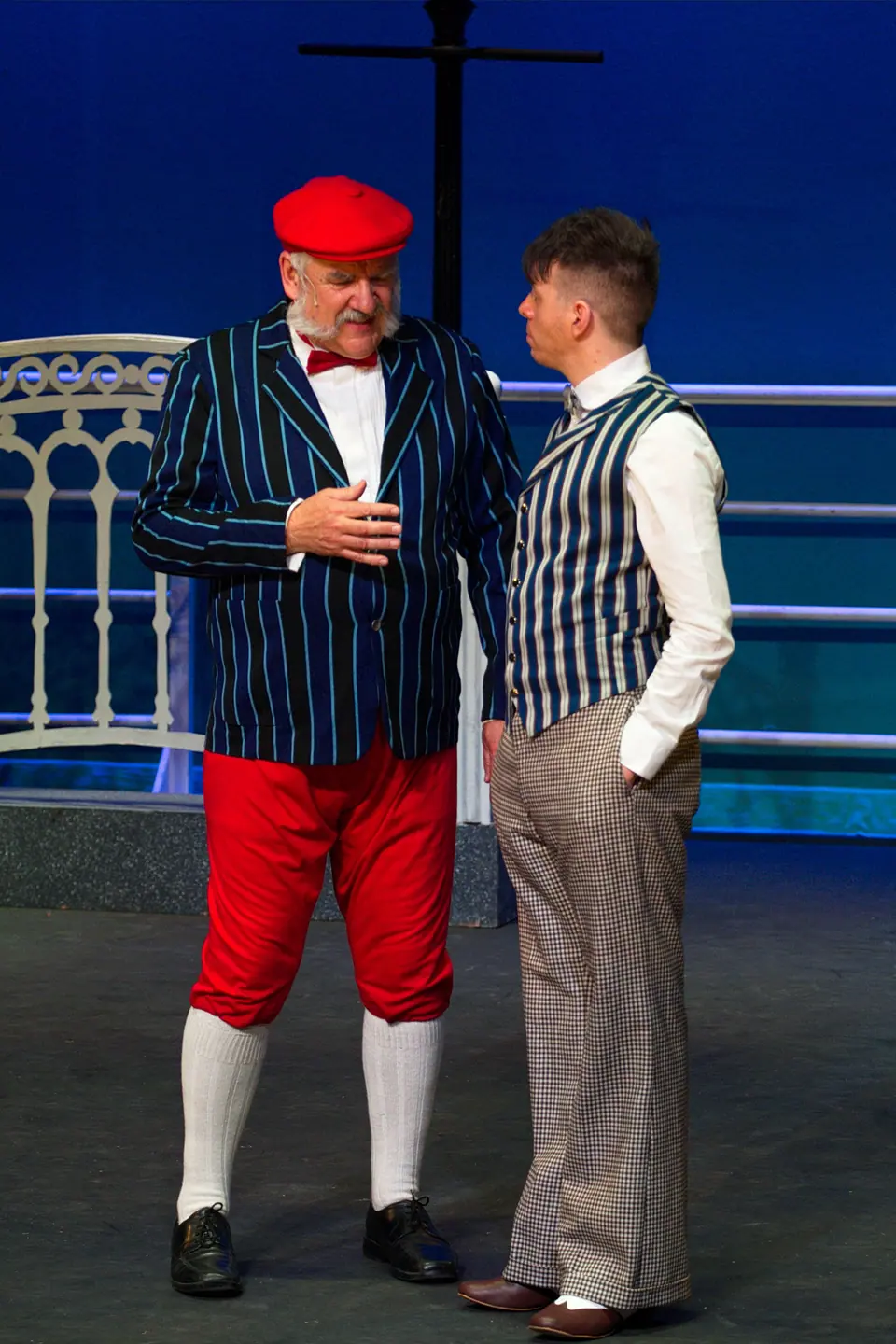 Willenhall Musical Theatre Company's 2018 production of Half a Sixpence at Dormston Mill Theatre, Sedgley. Photograph 161 of 258.