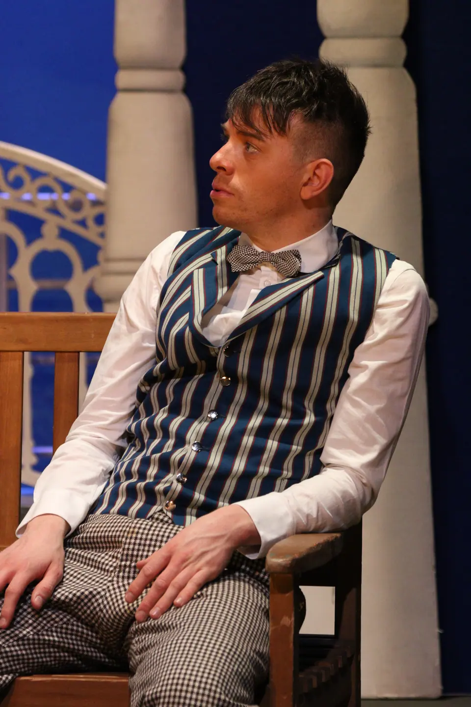 Willenhall Musical Theatre Company's 2018 production of Half a Sixpence at Dormston Mill Theatre, Sedgley. Photograph 163 of 258.