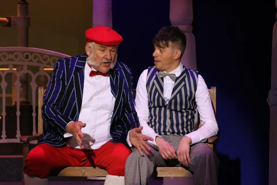 Willenhall Musical Theatre Company's 2018 production of Half a Sixpence at Dormston Mill Theatre, Sedgley. Photograph 165 of 258.