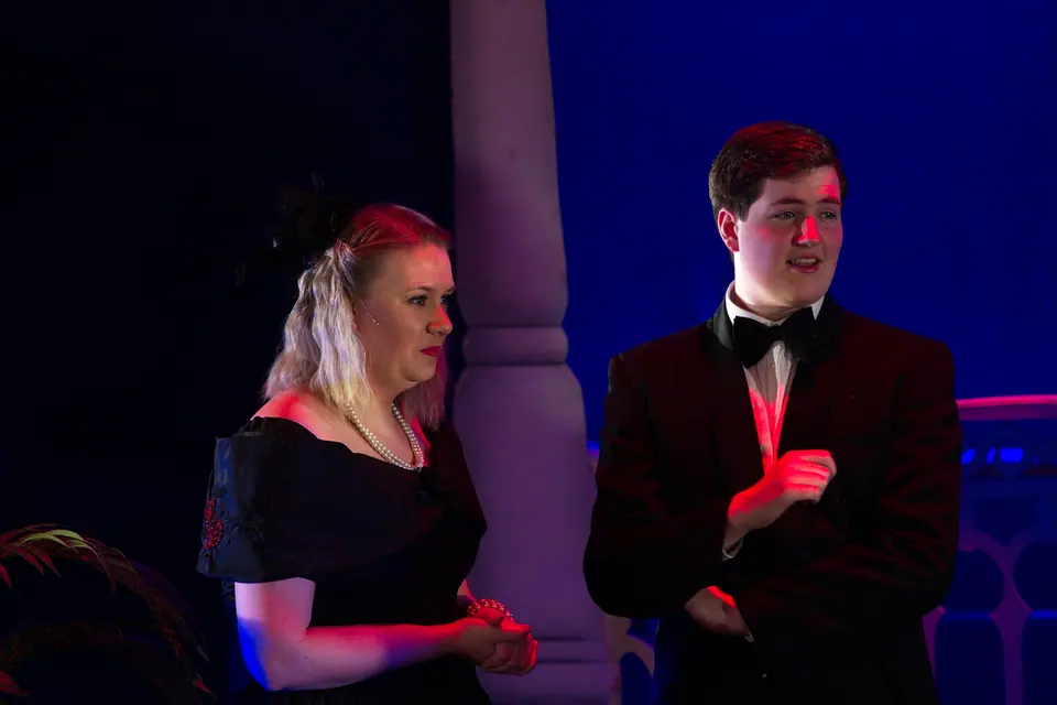 Willenhall Musical Theatre Company's 2018 production of Half a Sixpence at Dormston Mill Theatre, Sedgley. Photograph 170 of 258.