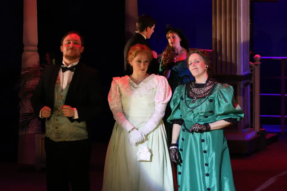 Willenhall Musical Theatre Company's 2018 production of Half a Sixpence at Dormston Mill Theatre, Sedgley. Photograph 172 of 258.