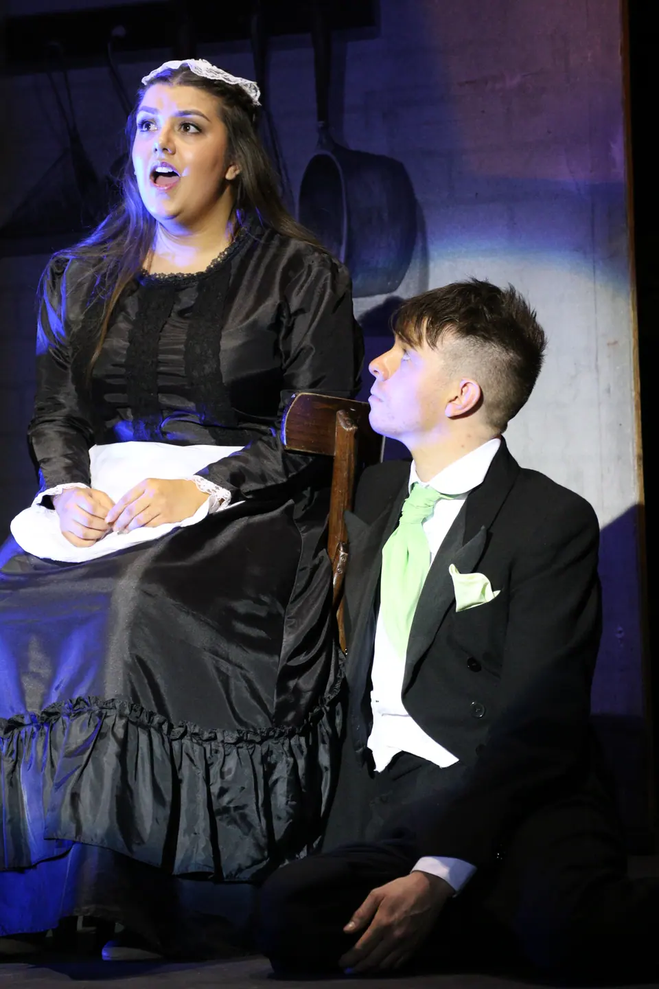Willenhall Musical Theatre Company's 2018 production of Half a Sixpence at Dormston Mill Theatre, Sedgley. Photograph 183 of 258.