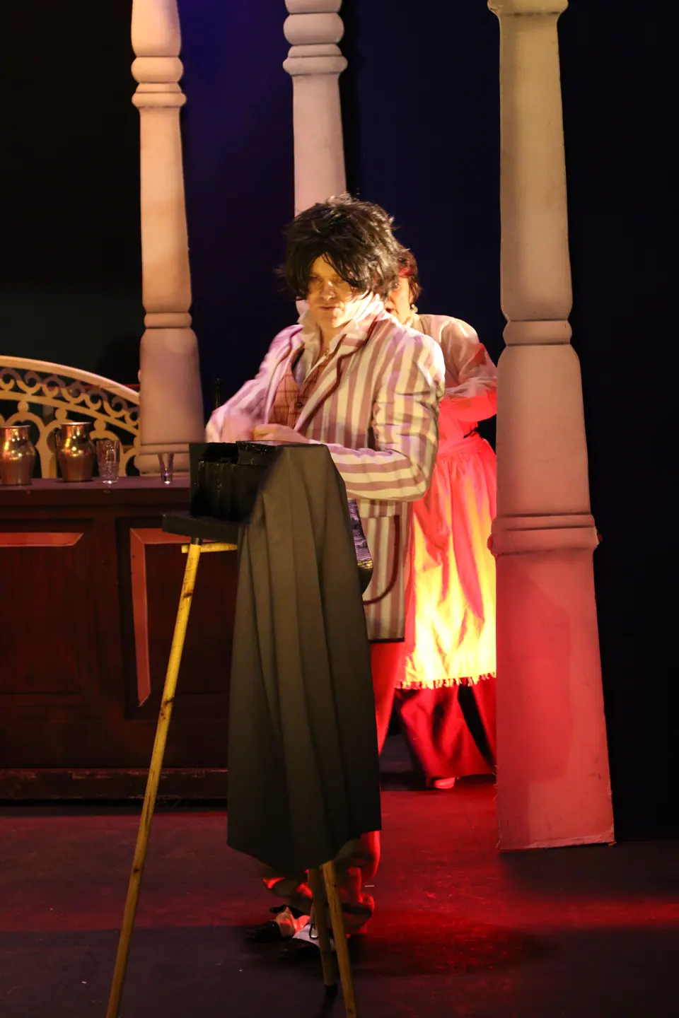 Willenhall Musical Theatre Company's 2018 production of Half a Sixpence at Dormston Mill Theatre, Sedgley. Photograph 193 of 258.