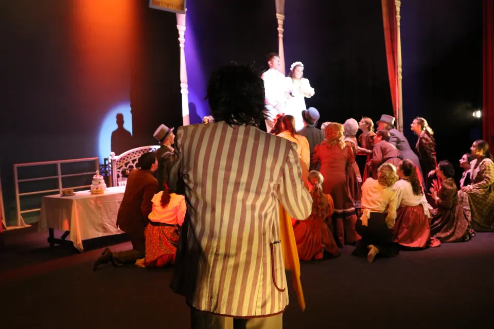 Willenhall Musical Theatre Company's 2018 production of Half a Sixpence at Dormston Mill Theatre, Sedgley. Photograph 195 of 258.