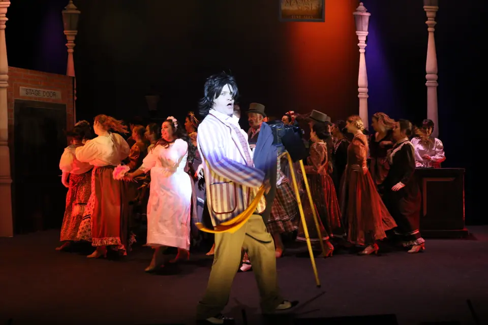 Willenhall Musical Theatre Company's 2018 production of Half a Sixpence at Dormston Mill Theatre, Sedgley. Photograph 196 of 258.