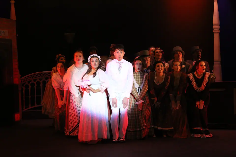 Willenhall Musical Theatre Company's 2018 production of Half a Sixpence at Dormston Mill Theatre, Sedgley. Photograph 197 of 258.