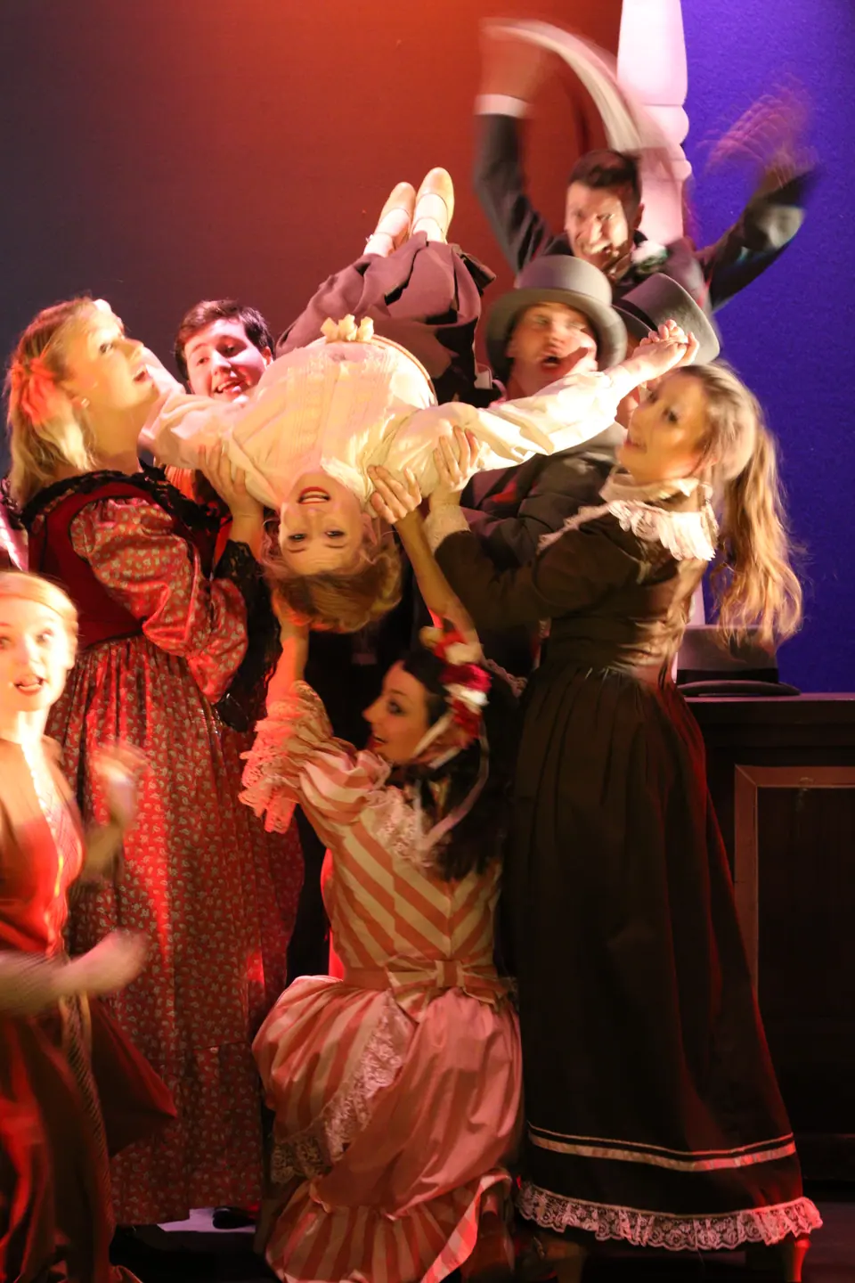 Willenhall Musical Theatre Company's 2018 production of Half a Sixpence at Dormston Mill Theatre, Sedgley. Photograph 200 of 258.