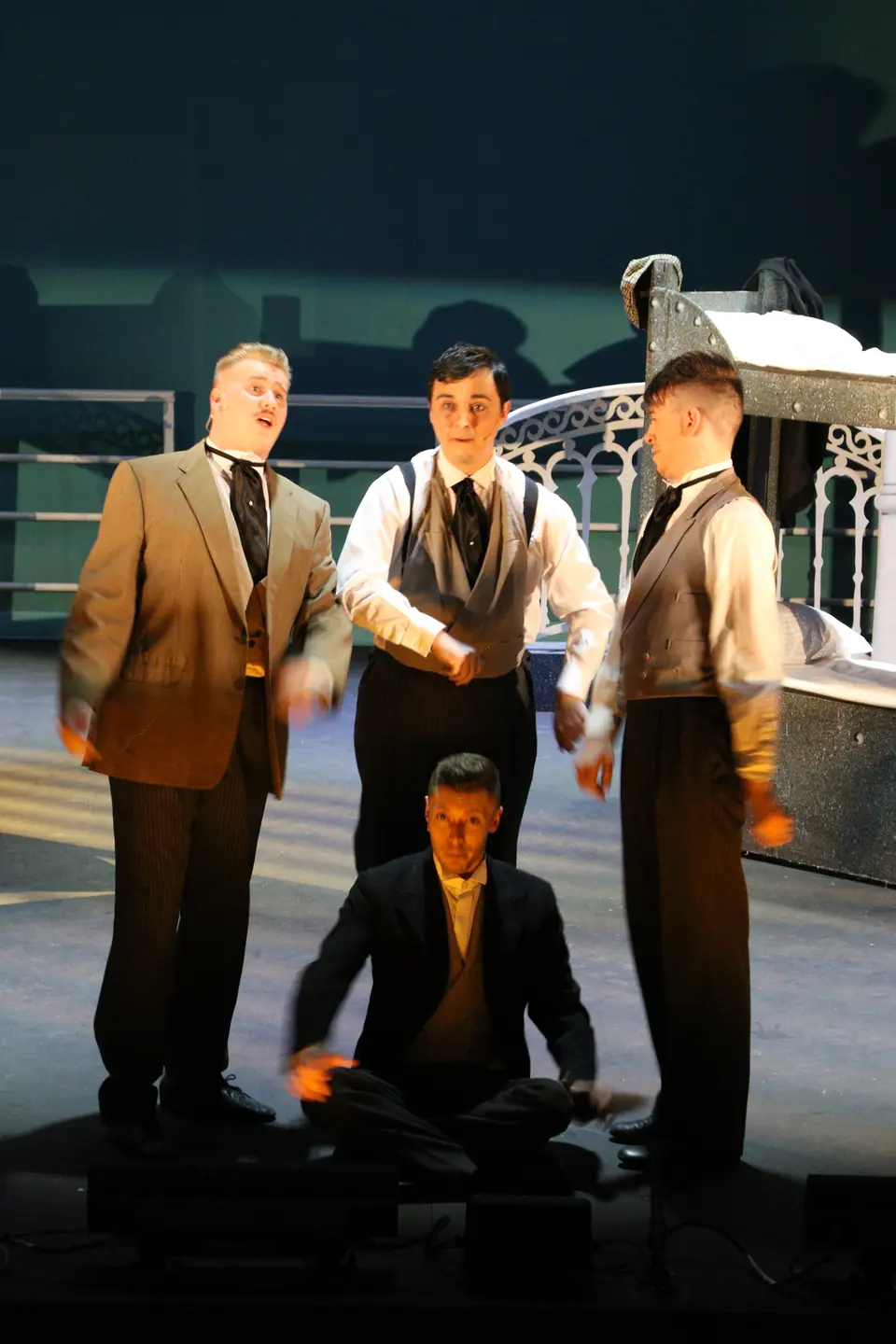 Willenhall Musical Theatre Company's 2018 production of Half a Sixpence at Dormston Mill Theatre, Sedgley. Photograph 21 of 258.