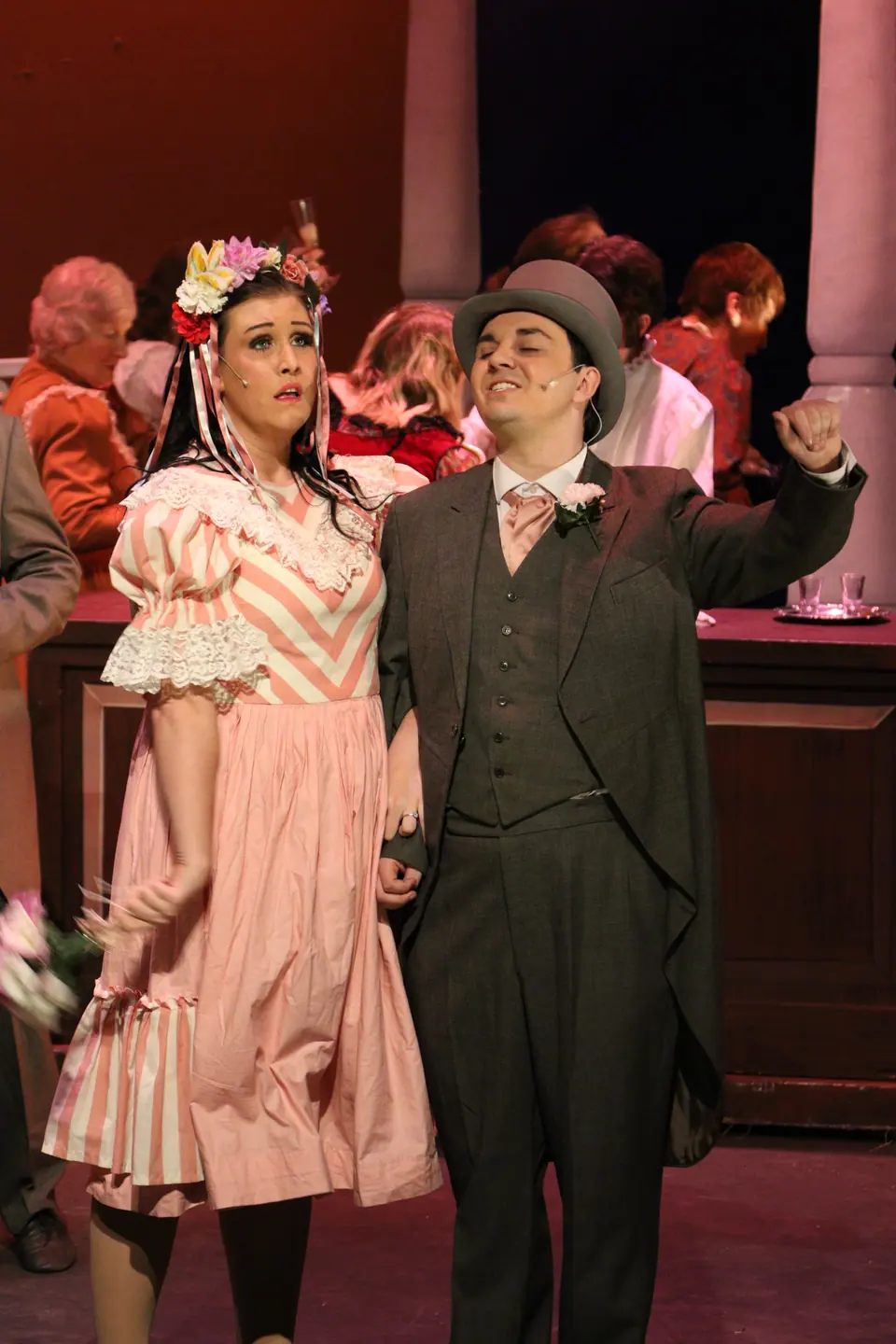 Willenhall Musical Theatre Company's 2018 production of Half a Sixpence at Dormston Mill Theatre, Sedgley. Photograph 211 of 258.