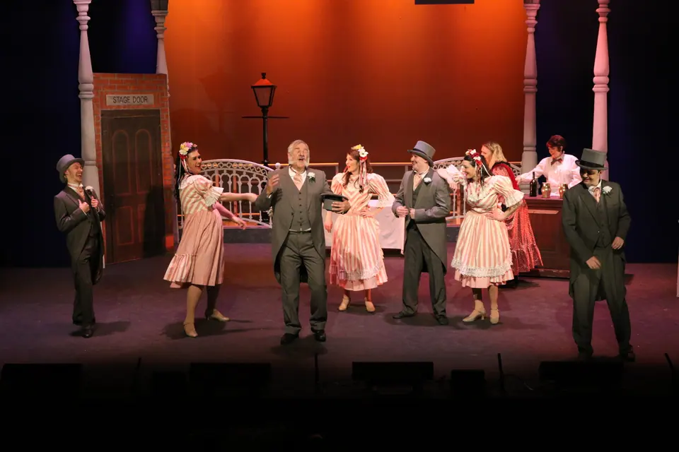 Willenhall Musical Theatre Company's 2018 production of Half a Sixpence at Dormston Mill Theatre, Sedgley. Photograph 213 of 258.