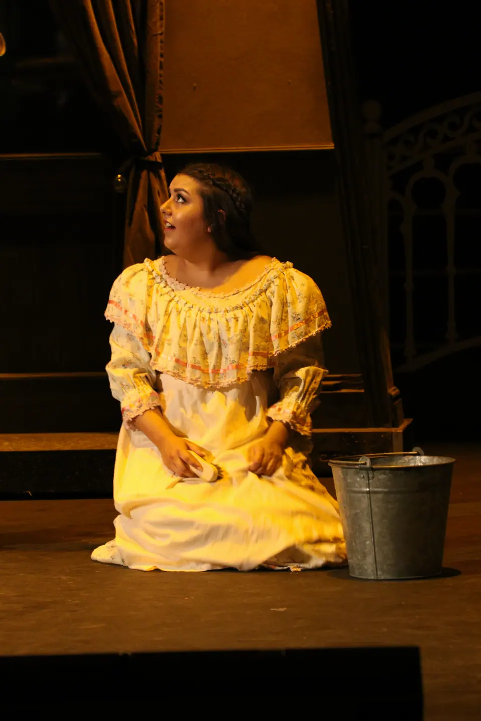 Willenhall Musical Theatre Company's 2018 production of Half a Sixpence at Dormston Mill Theatre, Sedgley. Photograph 216 of 258.