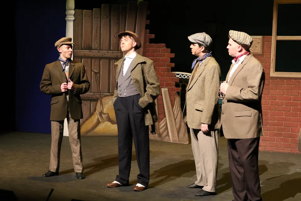 Willenhall Musical Theatre Company's 2018 production of Half a Sixpence at Dormston Mill Theatre, Sedgley. Photograph 223 of 258.