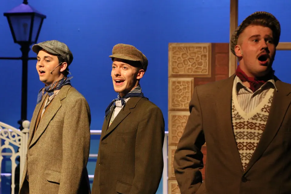 Willenhall Musical Theatre Company's 2018 production of Half a Sixpence at Dormston Mill Theatre, Sedgley. Photograph 224 of 258.