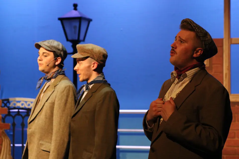 Willenhall Musical Theatre Company's 2018 production of Half a Sixpence at Dormston Mill Theatre, Sedgley. Photograph 225 of 258.