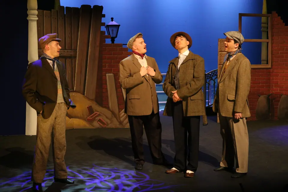 Willenhall Musical Theatre Company's 2018 production of Half a Sixpence at Dormston Mill Theatre, Sedgley. Photograph 226 of 258.