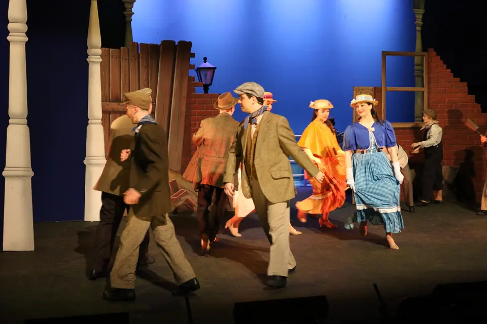 Willenhall Musical Theatre Company's 2018 production of Half a Sixpence at Dormston Mill Theatre, Sedgley. Photograph 227 of 258.