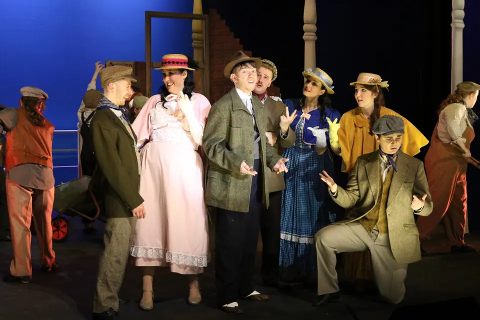 Willenhall Musical Theatre Company's 2018 production of Half a Sixpence at Dormston Mill Theatre, Sedgley. Photograph 229 of 258.