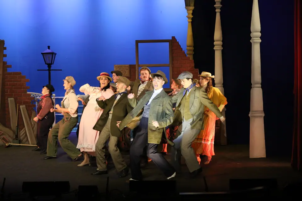 Willenhall Musical Theatre Company's 2018 production of Half a Sixpence at Dormston Mill Theatre, Sedgley. Photograph 230 of 258.
