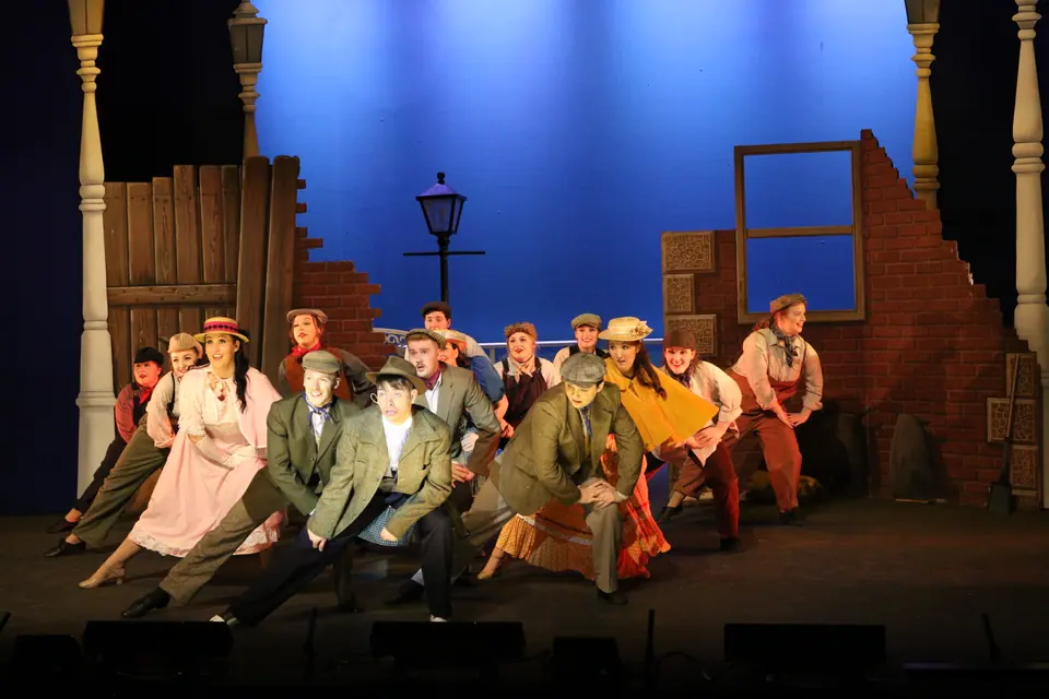 Willenhall Musical Theatre Company's 2018 production of Half a Sixpence at Dormston Mill Theatre, Sedgley. Photograph 231 of 258.