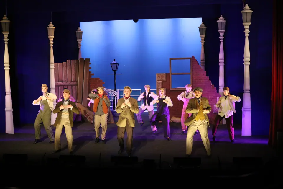 Willenhall Musical Theatre Company's 2018 production of Half a Sixpence at Dormston Mill Theatre, Sedgley. Photograph 232 of 258.