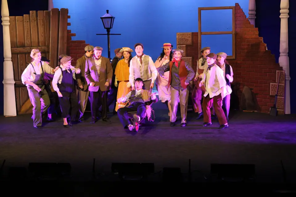 Willenhall Musical Theatre Company's 2018 production of Half a Sixpence at Dormston Mill Theatre, Sedgley. Photograph 233 of 258.